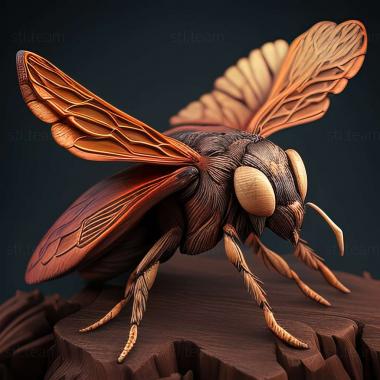 3D model Opomyzidae (STL)